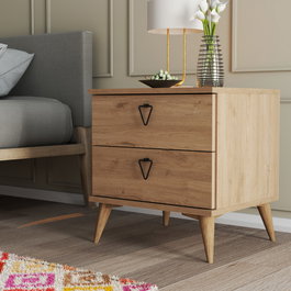 Hanah Home Versa-Ce 3632 Mesilla de Noche Bohemia Roble